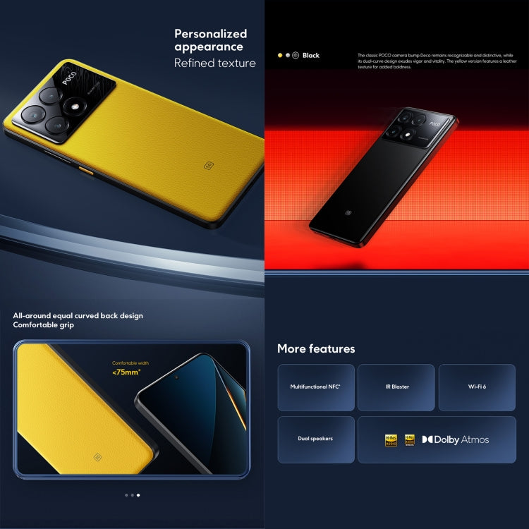 Xiaomi POCO X6 Pro Global, 12GB+512GB, In-screen Fingerprint, 6.67 inch Xiaomi HyperOS MediaTek Dimensity 8300-Ultra Octa Core 3.35GHz, NFC, Network: 5G Xiaomi POCO X6 Pro Global, 12GB+512GB, In-screen Fingerprint, 6.67 inch Xiaomi HyperOS MediaTek Dimensity 8300-Ultra Octa Core 3.35GHz, NFC, Network: 5G